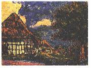 Ernst Ludwig Kirchner House on Fehmarn France oil painting artist